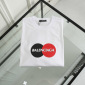 Replica Balenciaga T-Shirt Two Color Ball in White