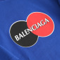 Replica Balenciaga T-Shirt Two Color Ball in Blue