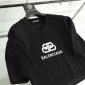 Replica Balenciaga T-Shirt BB Chest in Black