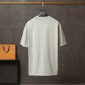 Replica Balenciaga T-Shirt BB Chest in Cream