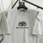 Replica Balenciaga T-Shirt BB Chest in Cream