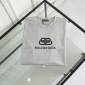 Replica Balenciaga T-Shirt BB Chest in Cream