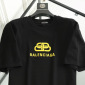 Replica Balenciaga T-Shirt BB Chest in Black