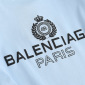 Replica Balenciaga T-Shirt Paris Chest in Blue