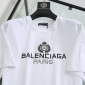 Replica Balenciaga T-Shirt Paris Chest in White