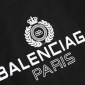 Replica Balenciaga T-Shirt Paris Chest in Black