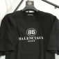 Replica Balenciaga T-Shirt BB Chest in Black