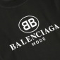 Replica Balenciaga T-Shirt BB Chest in Black