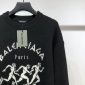 Replica Balenciaga Sweatshirt "Run" in Black