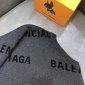 Replica Balenciaga Sweatshirt Allover Logo in Gray