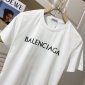 Replica Balenciaga T-Shirt Big Logo in White