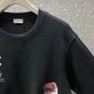 Replica Dior Sweatshirt Oversized Cotton in Black