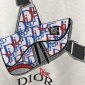 Replica Dior Sweatshirt Saddle Bag Print Cotton in Orange