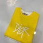 Replica Dior Sweatshirt Oversized Cotton in Yellow