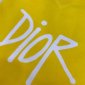 Replica Dior Sweatshirt Oversized Cotton in Yellow
