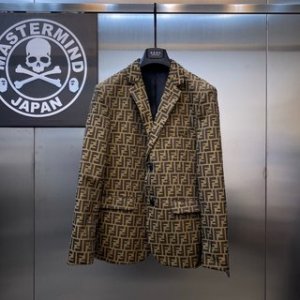 Fendi Jacket fabric blazer in Brown