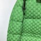 Replica The North Face x Gucci down coat in green and dark green | GUCCI® SG