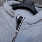 Replica Chrome Hearts Jacket Malibu Exclusive Zip in Gray