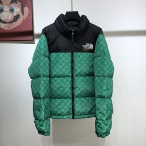 Gucci & The North Face Down Jacket in Green