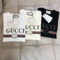 Replica Gucci T-shirt Oversize washed with logo in Black