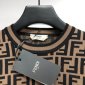 Replica Fendi Sweatshirt Beige cotton in Brown