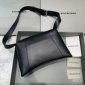 Replica Balenciaga - Downtown S Leather Bag - Womens - Black