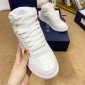 Replica Saint Laurent Women's SL/80 Leather High-Top Sneakers - White