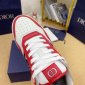 Replica DIOR - B27 Low-top Sneaker Blue, Cream And Gray Smooth Calfskin With Beige And Black Oblique Jacquard