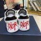 Replica DIOR - B27 Low-top Sneaker White And Gray Smooth Calfskin With White Oblique Galaxy Leather