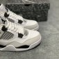 Replica Top Men Women Jumpman 4 Basketball Shoes Black