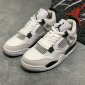 Replica Top Men Women Jumpman 4 Basketball Shoes Black