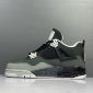 Replica Air Jordan 4 Retro 'Fear' Sneakers | Black