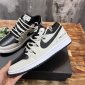 Replica Air Jordan 1 Low Se Homage Split White Black