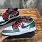 Replica Custom Air Jordan set 1 Low Pine Green White Black For Sale