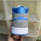 Replica Men's Air Jordan 1 Retro High OG Shoes in Blue, Size: 5.5 | DZ5485-410