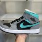 Replica Jordan 1 Mid Grey Aqua – ColaKicks