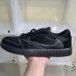 Replica Jordan Kids Air Jordan 1 Low OG PS ""Travis Scott - Black Phantom"" Shoes