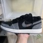 Replica Jordan AJ 1 Mid SE Craft Toddler Shoes in Black