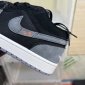 Replica Jordan AJ 1 Mid SE Craft Toddler Shoes in Black