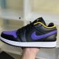 Replica Air Jordan 1 Low Big Kids' Shoes in Black