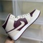 Replica Women's Air Jordan 1 Mid SE Shoes in Brown