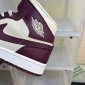 Replica Women's Air Jordan 1 Mid SE Shoes in Brown