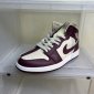 Replica Women's Air Jordan 1 Mid SE Shoes in Brown