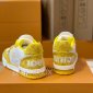 Replica Louis Vuitton Trainer Yellow White Monogram Pre-Owned