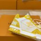 Replica Louis Vuitton Trainer Yellow White Monogram Pre-Owned