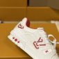 Replica LOUIS VUITTON LV Trainer Sneaker Red. Size 07.0