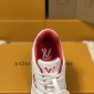 Replica LOUIS VUITTON LV Trainer Sneaker Red. Size 07.0