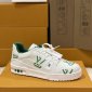 Replica LOUIS VUITTON LV Trainer Sneaker Green. Size 08.0