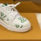 Replica LOUIS VUITTON LV Trainer Sneaker Green. Size 08.0