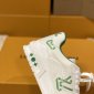 Replica LOUIS VUITTON LV Trainer Sneaker Green. Size 08.0